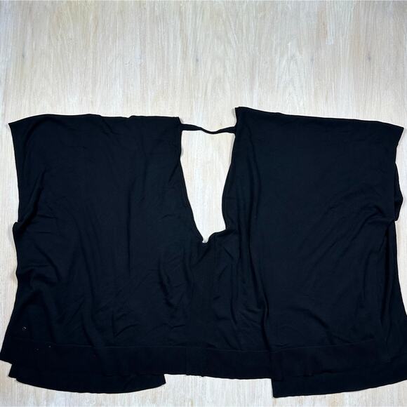 Lululemon Free to Coast Wrap Black Open-Back Lightweight Knit Layering Piece OS - Picture 7 of 11